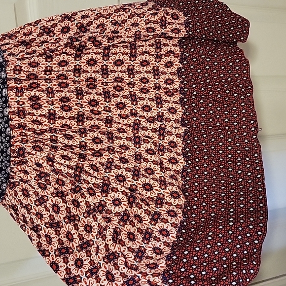 Lulus La Vie en Roses Floral Print mini Dress in Navy Blue and Red Size xs - Picture 4 of 10